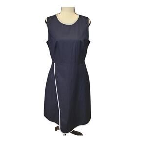 Kate Spade Saturday Black A-line Sleeveless Below Knee Dress Women 10 New